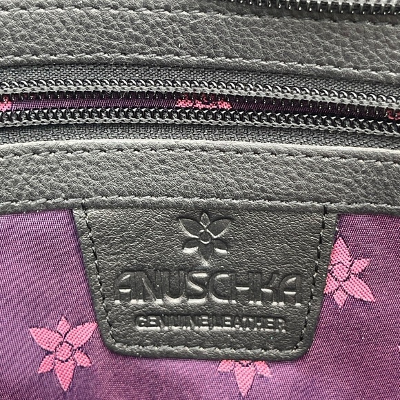 Anuschka Tooled Leather Crossbody Bag Adjustable Strap Cleopatra's Leopard Tote - Picture 14 of 15